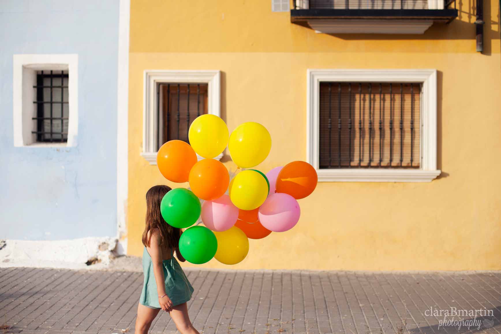 fotos con globos helio
