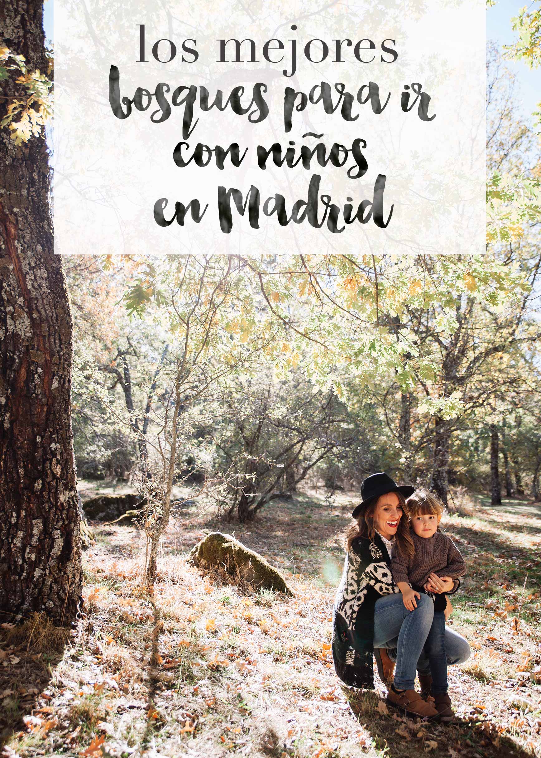 Bosques cerca de Madrid para ir con niños