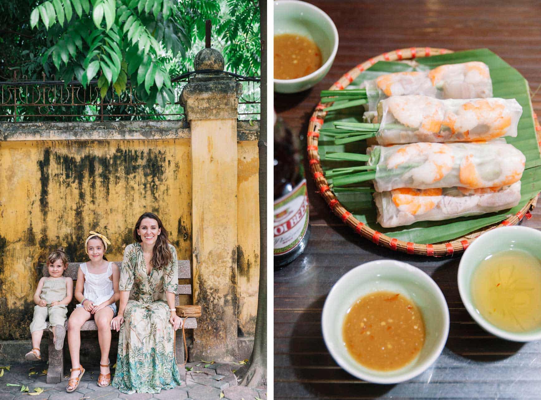 Comer en Vietnam con niños 