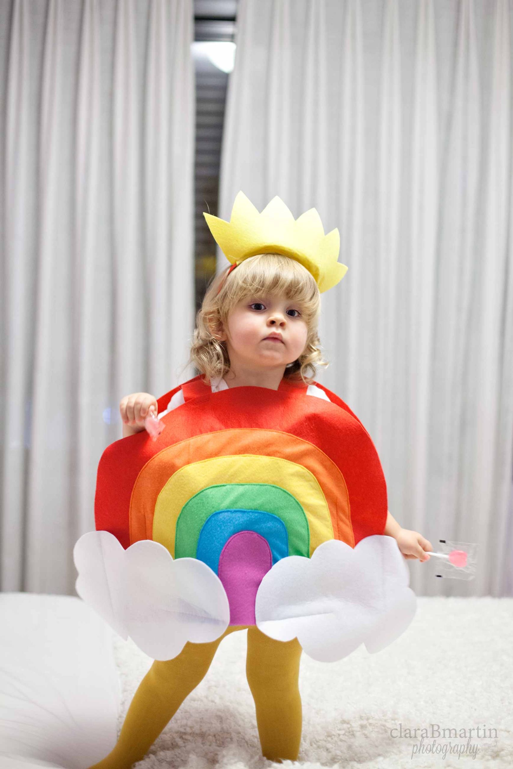 Un disfraz de arcoíris para mi bebé arcoíris