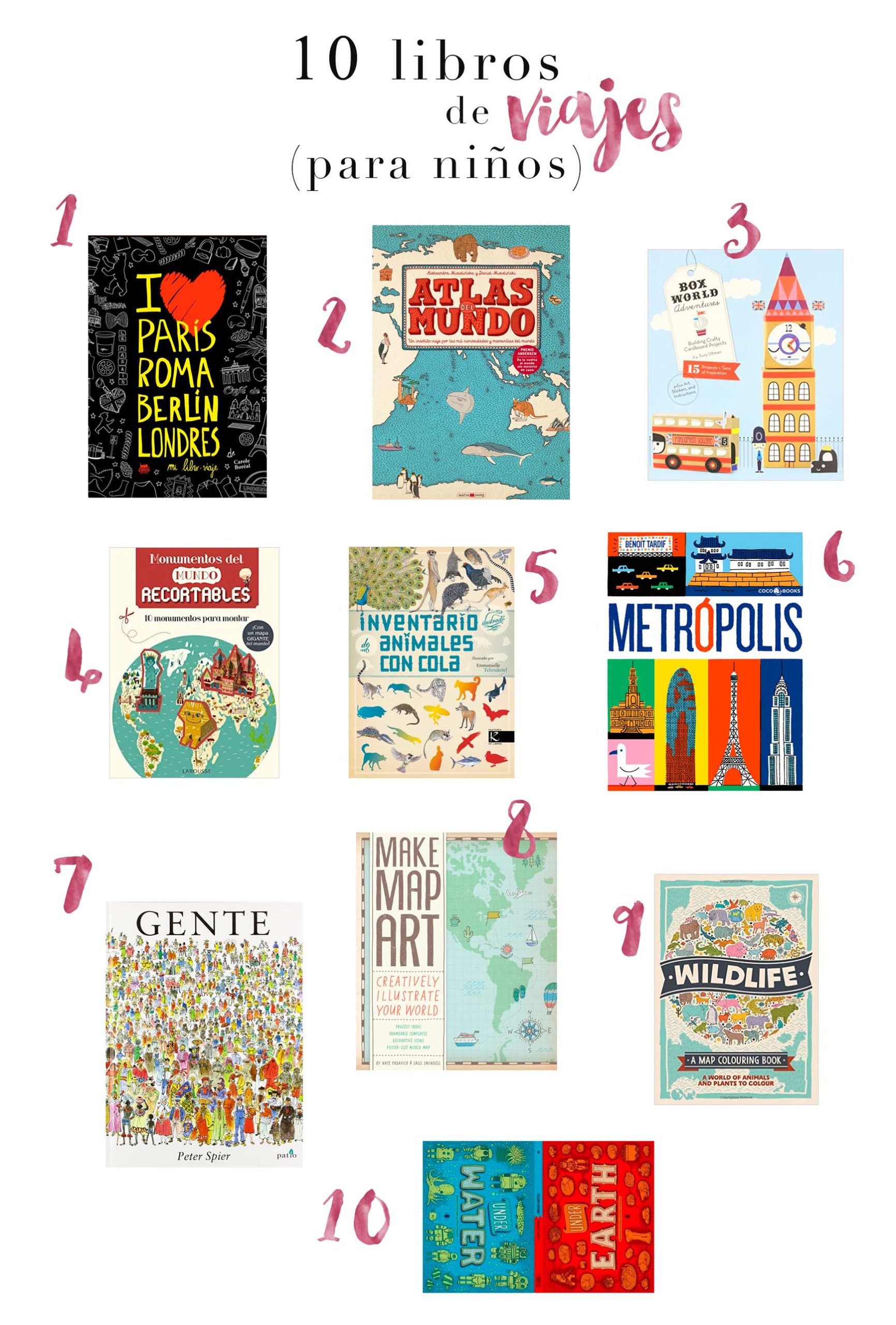 10 libros de viajes para niños
