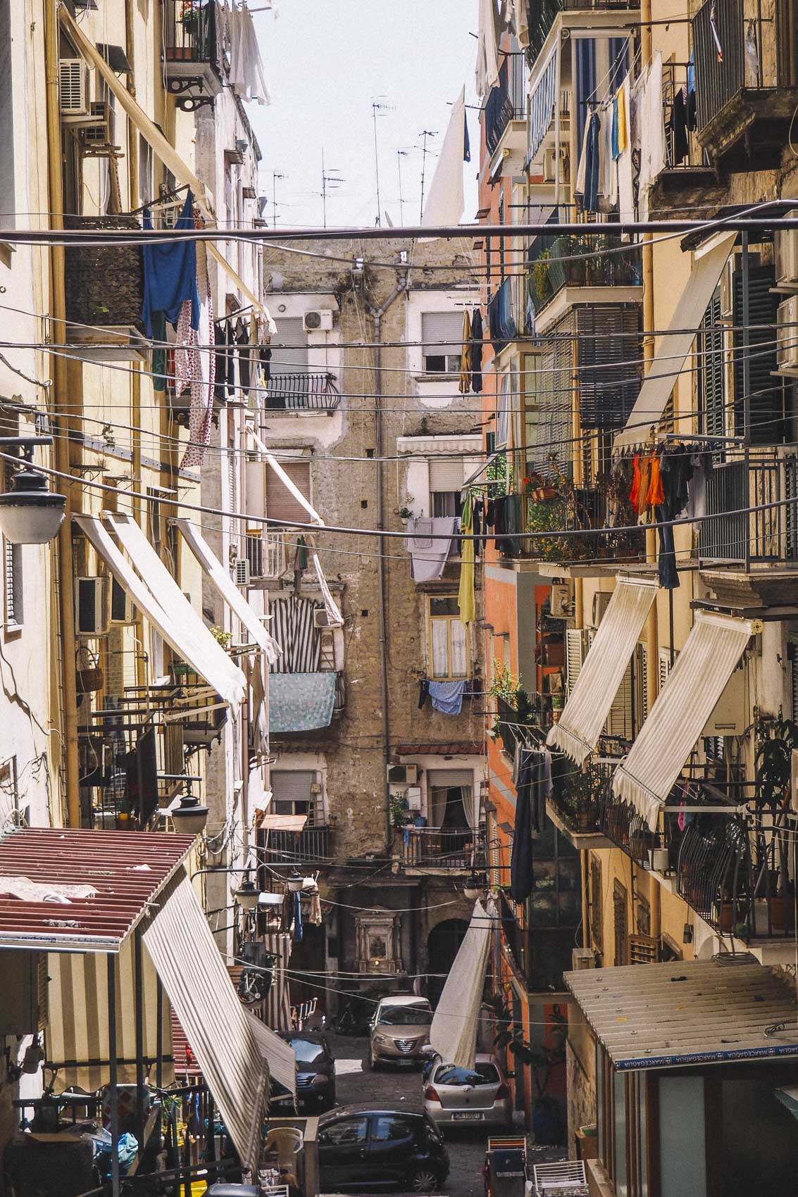 El quartiere spagnoli en Nápoles